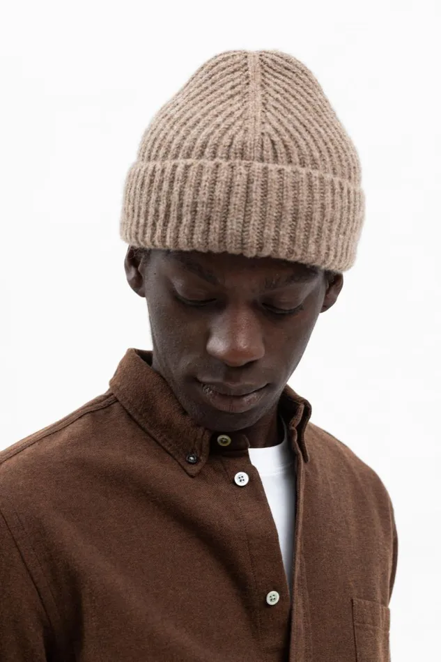 Men Alpaca Beanie Taupe Norse Projects Beanies