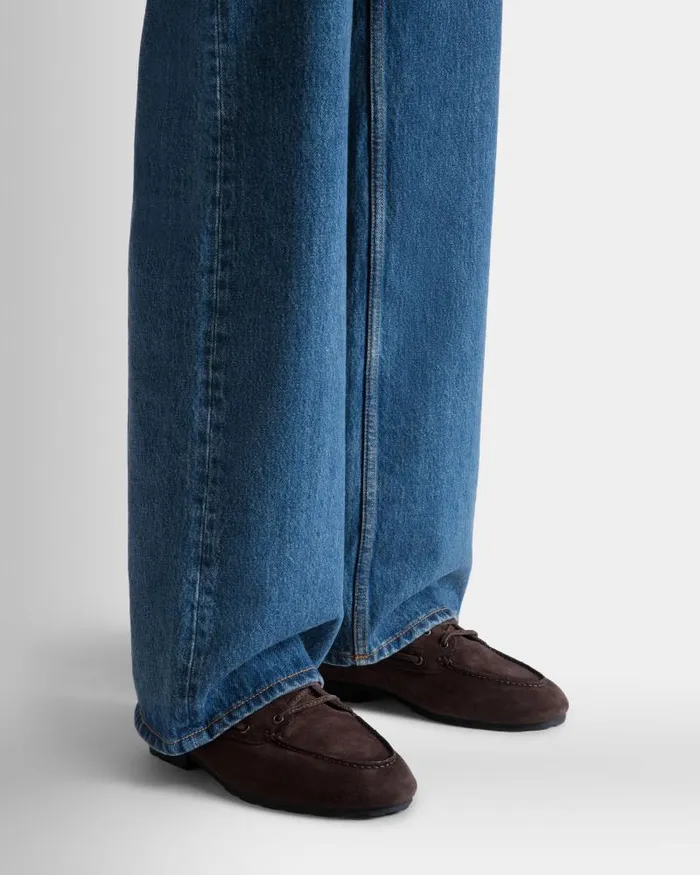 Men Bally Boots and Ankle Boots Plume Bootie In Ebano Suede Brown Men Bally Boots and Ankle Boots Plume Bootie In Ebano Suede Brown