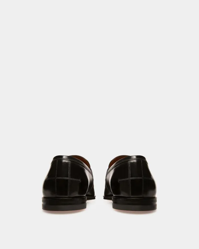 Men Bally Loafers and Moccasins Webb Leather Loafers In Coffee Brown Men Bally Loafers and Moccasins Webb Leather Loafers In Coffee Brown