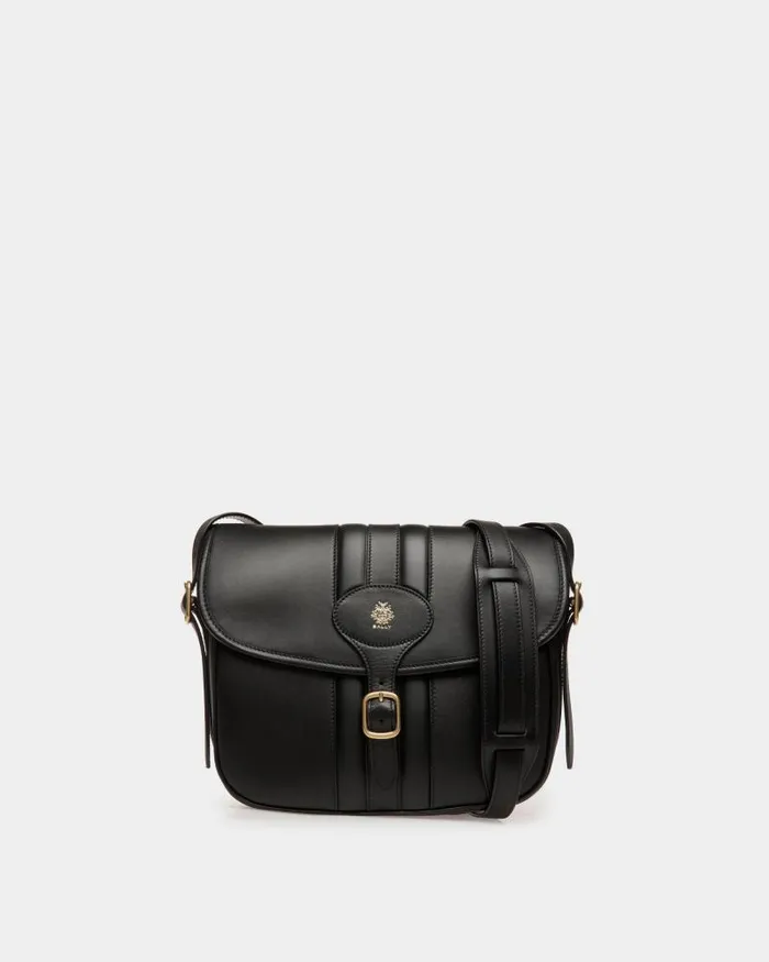 Men Bally Messenger Bags Beckett Crossbody Bag In Black Leather Black