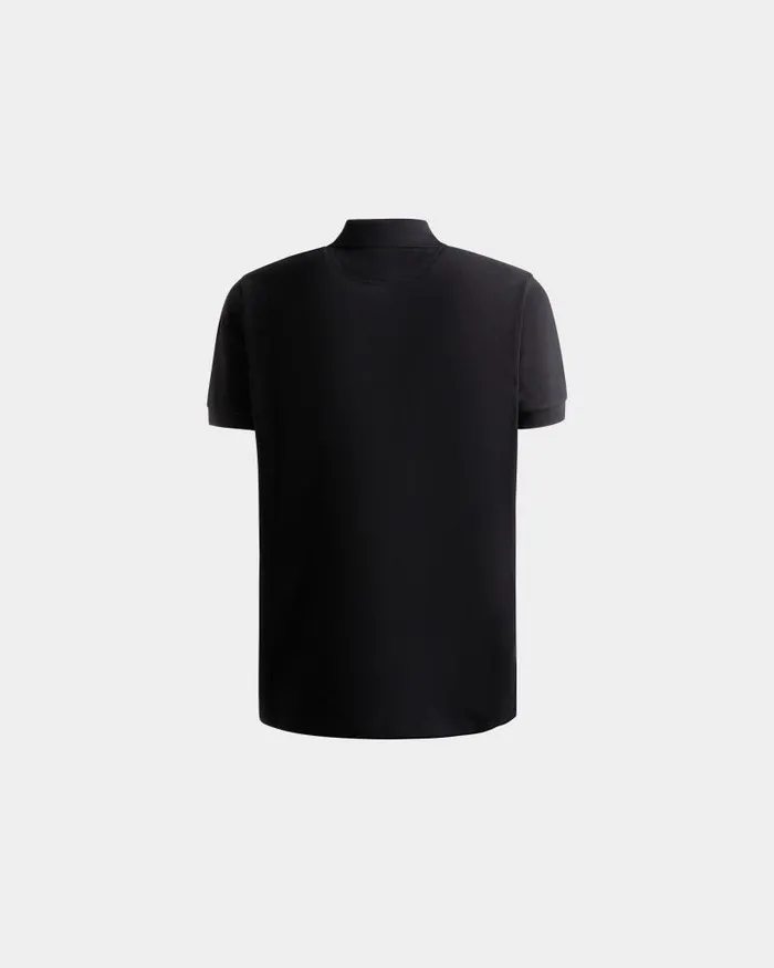 Men Bally Shirts and TShirts Polo With Bally Crest Logo In Black Cotton Black Men Bally Shirts and TShirts Polo With Bally Crest Logo In Black Cotton Black