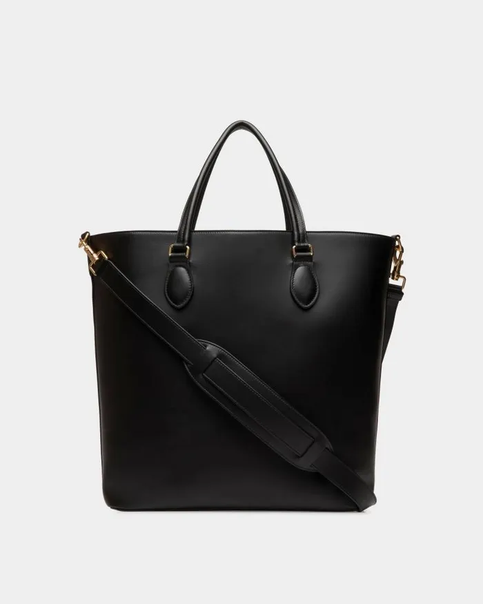 Men Bally Tote Bags Beckett Tote In Black Leather Black Men Bally Tote Bags Beckett Tote In Black Leather Black