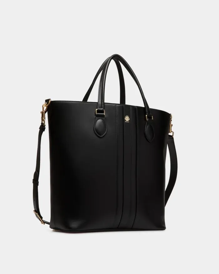 Men Bally Tote Bags Beckett Tote In Black Leather Black Men Bally Tote Bags Beckett Tote In Black Leather Black