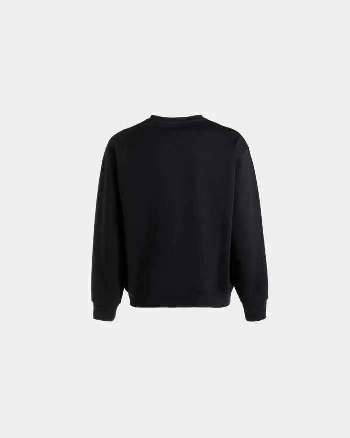 Men Bally Tracksuits Crewneck Sweatshirt With A Bally Crest Logo In Navy Blue Cotton Blue Men Bally Tracksuits Crewneck Sweatshirt With A Bally Crest Logo In Navy Blue Cotton Blue