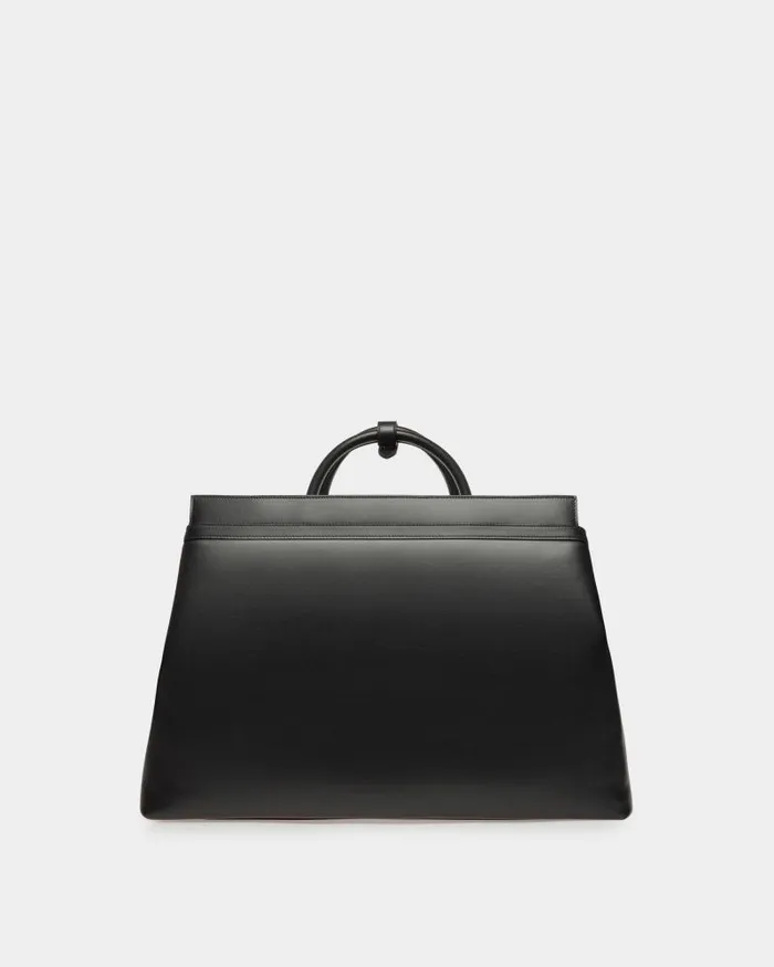 Men Bally Travel Bags Deco Weekender In Black Leather Black Men Bally Travel Bags Deco Weekender In Black Leather Black