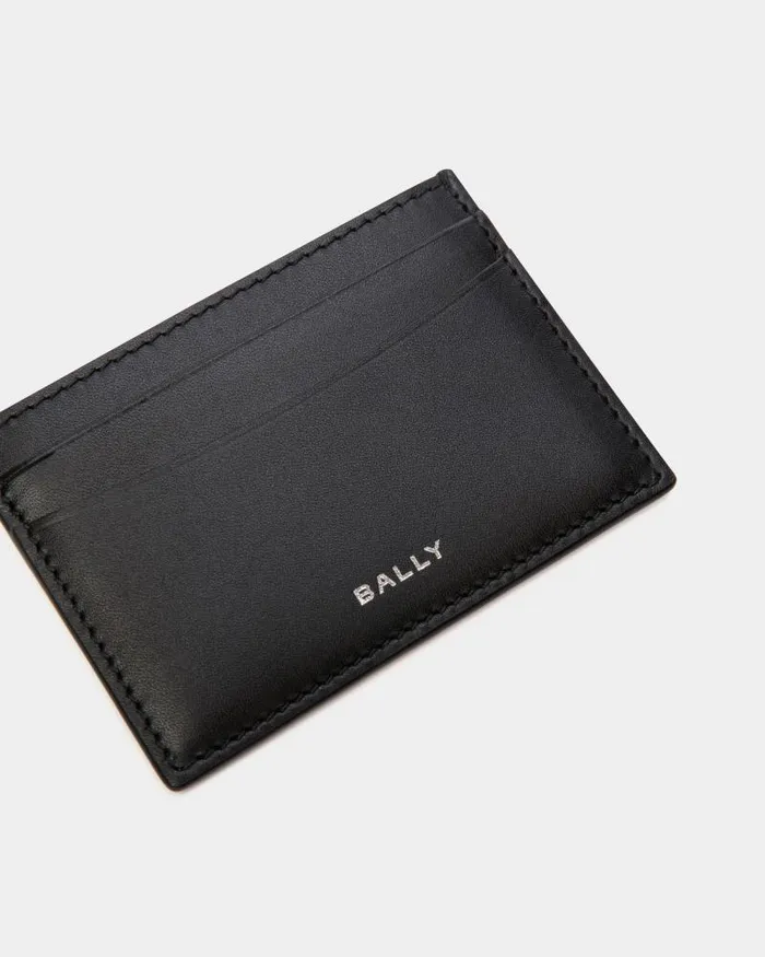 Men Bally Wallets and Card Holders Busy Bally Card Holder In Black Leather Black Men Bally Wallets and Card Holders Busy Bally Card Holder In Black Leather Black