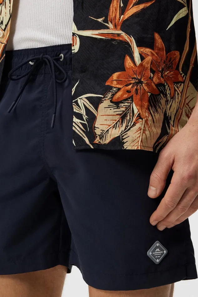Men Banks Solid Swim Trunks JL Navy JLindeberg Swim Shorts Men Banks Solid Swim Trunks JL Navy JLindeberg Swim Shorts