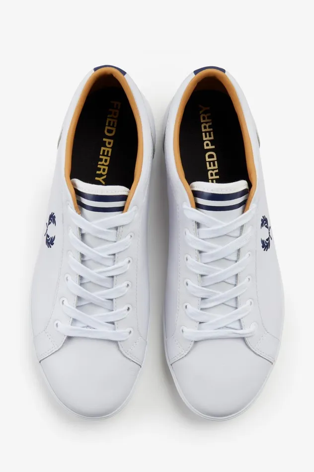 Men Baseline White Fred Perry Shoes