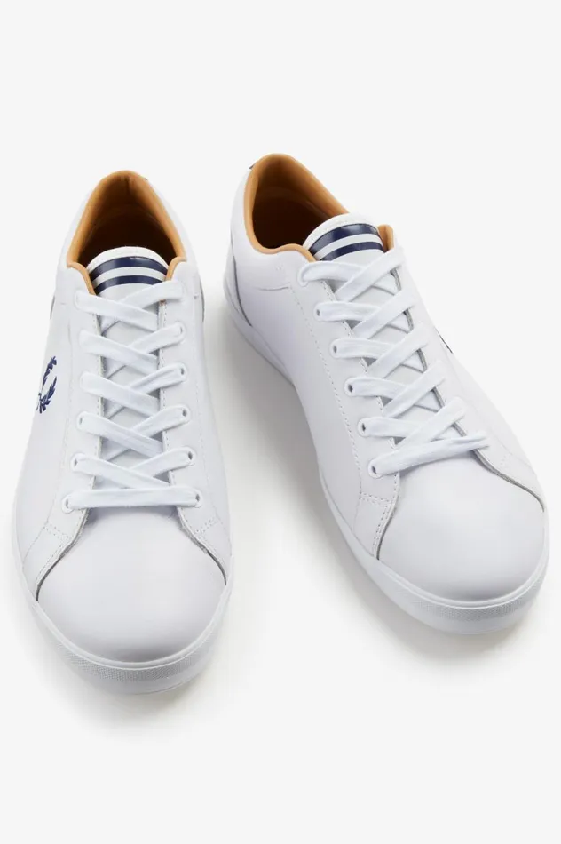 Men Baseline White Fred Perry Shoes
