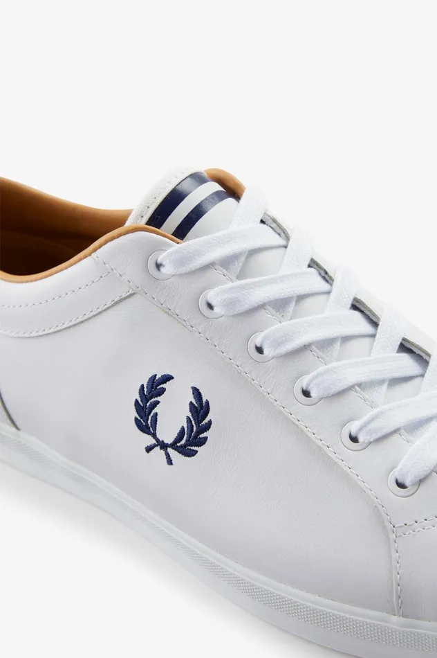Men Baseline White Fred Perry Shoes