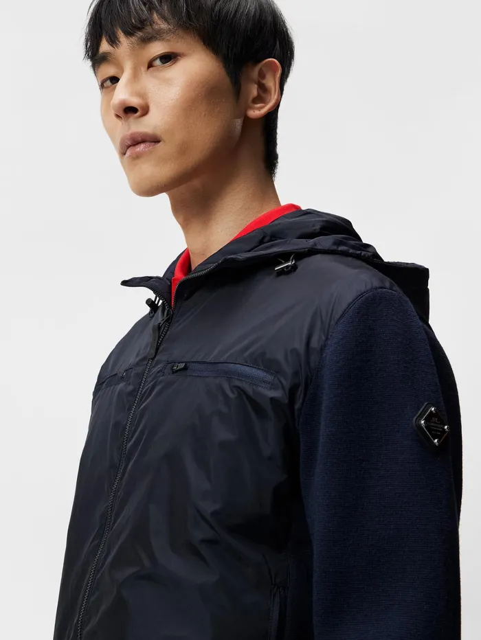 Men Ben Hybrid Knitted Jacket JL Navy JLindeberg Jackets Men Ben Hybrid Knitted Jacket JL Navy JLindeberg Jackets