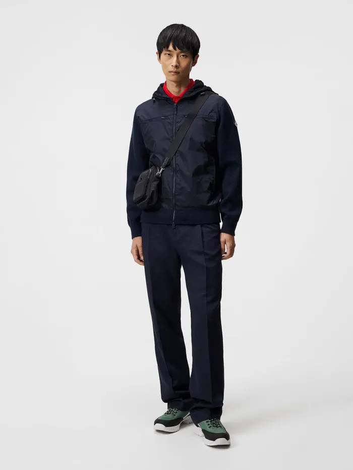 Men Ben Hybrid Knitted Jacket JL Navy JLindeberg Jackets Men Ben Hybrid Knitted Jacket JL Navy JLindeberg Jackets