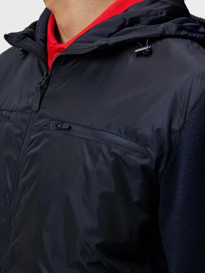 Men Ben Hybrid Knitted Jacket JL Navy JLindeberg Jackets Men Ben Hybrid Knitted Jacket JL Navy JLindeberg Jackets