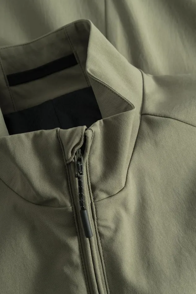 Men Birkholm Solotex Twill Vest Sediment Green Norse Projects Outerwear