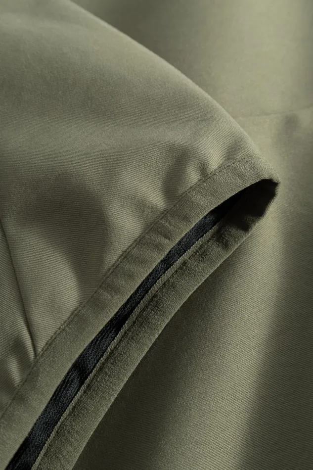 Men Birkholm Solotex Twill Vest Sediment Green Norse Projects Outerwear