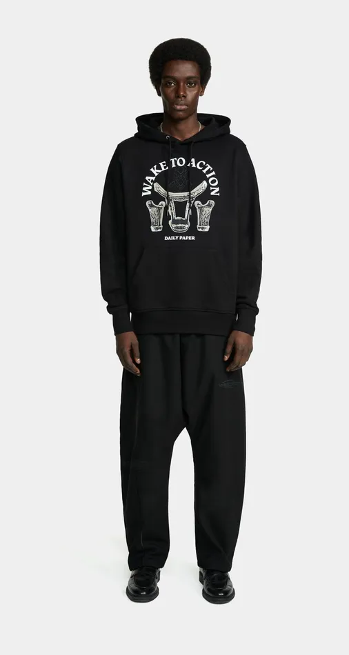 Men Black Rivo Hoodie Daily Paper Hoodies and Sweaters Men Black Rivo Hoodie Daily Paper Hoodies and Sweaters