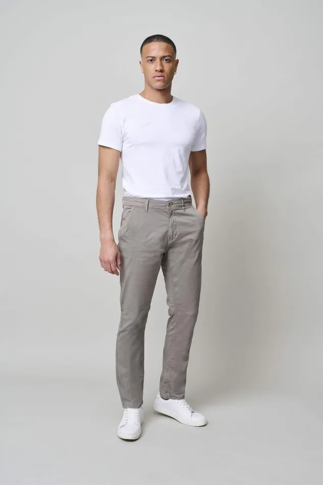 Men Blend Pants Casual Pants Granite