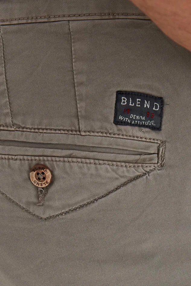 Men Blend Pants Casual Pants Granite