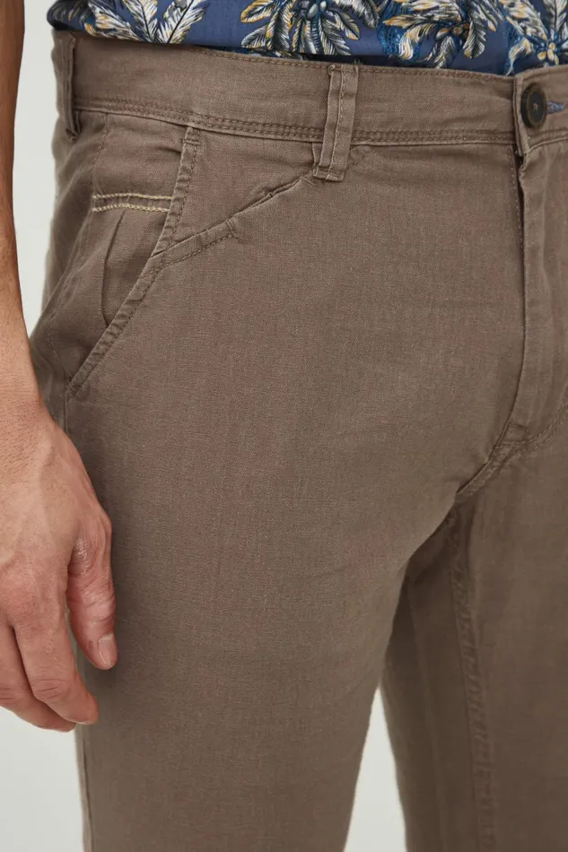 Men Blend Pants Casual Pants Shitake