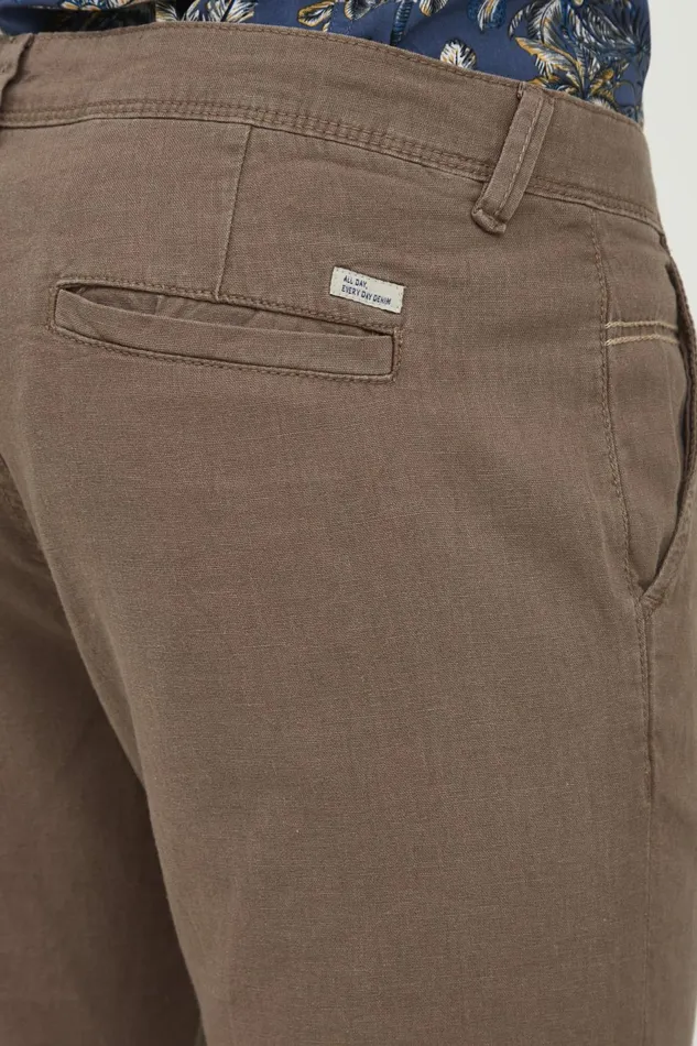 Men Blend Pants Casual Pants Shitake