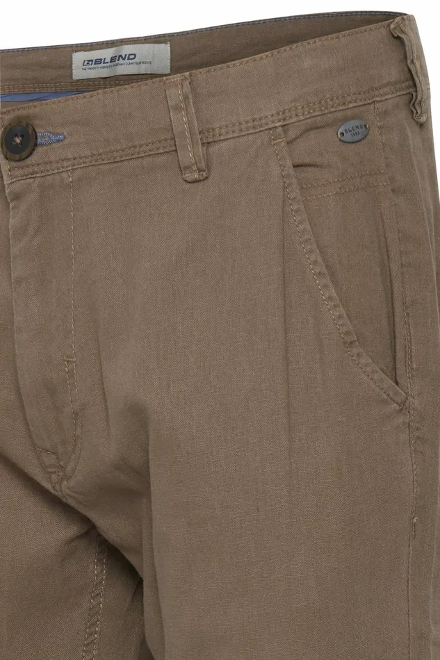 Men Blend Pants Casual Pants Shitake