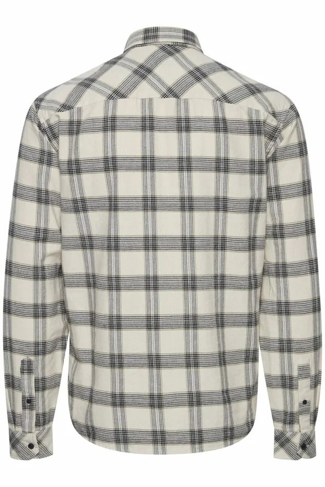 Men Blend Shirts Long Sleeved Shirt Oyster Gray