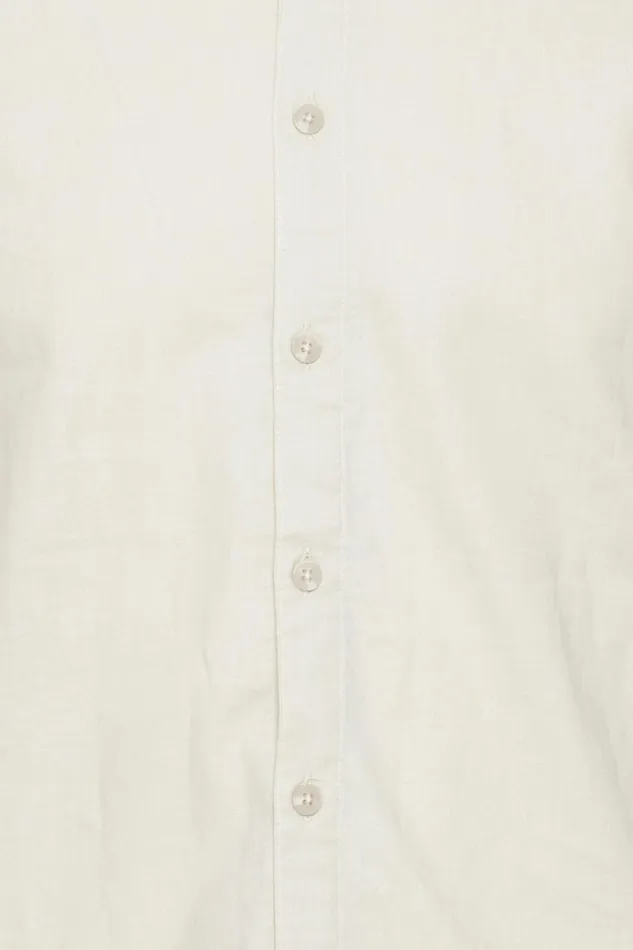 Men Blend Shirts Shirt With Short Sleev Oyster Gray