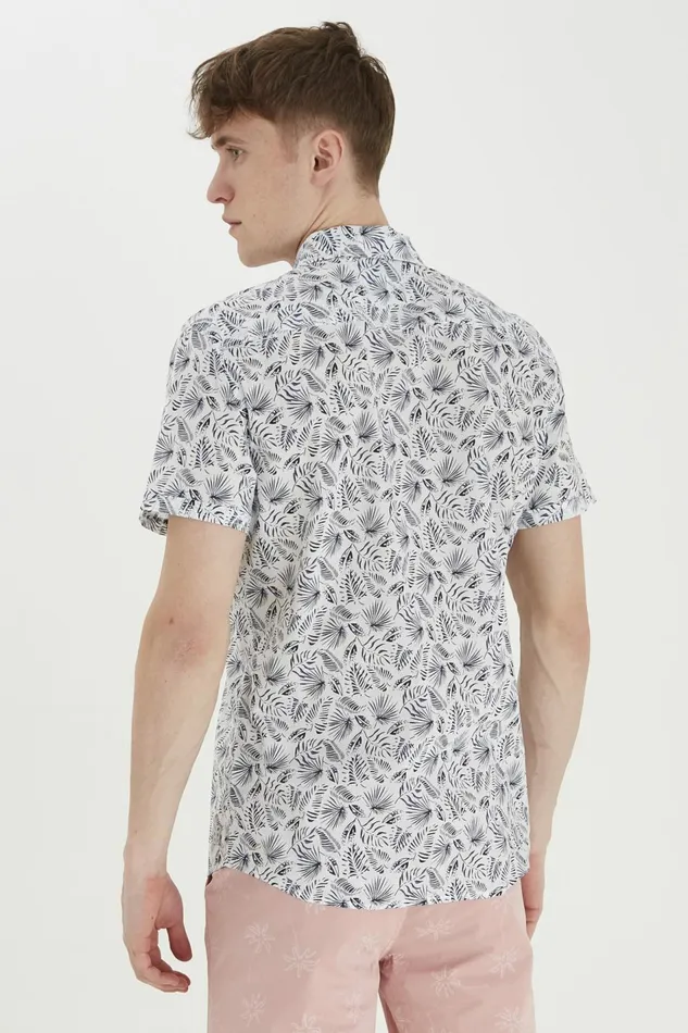 Men Blend Shirts Short Sleeved Shirt Bright White