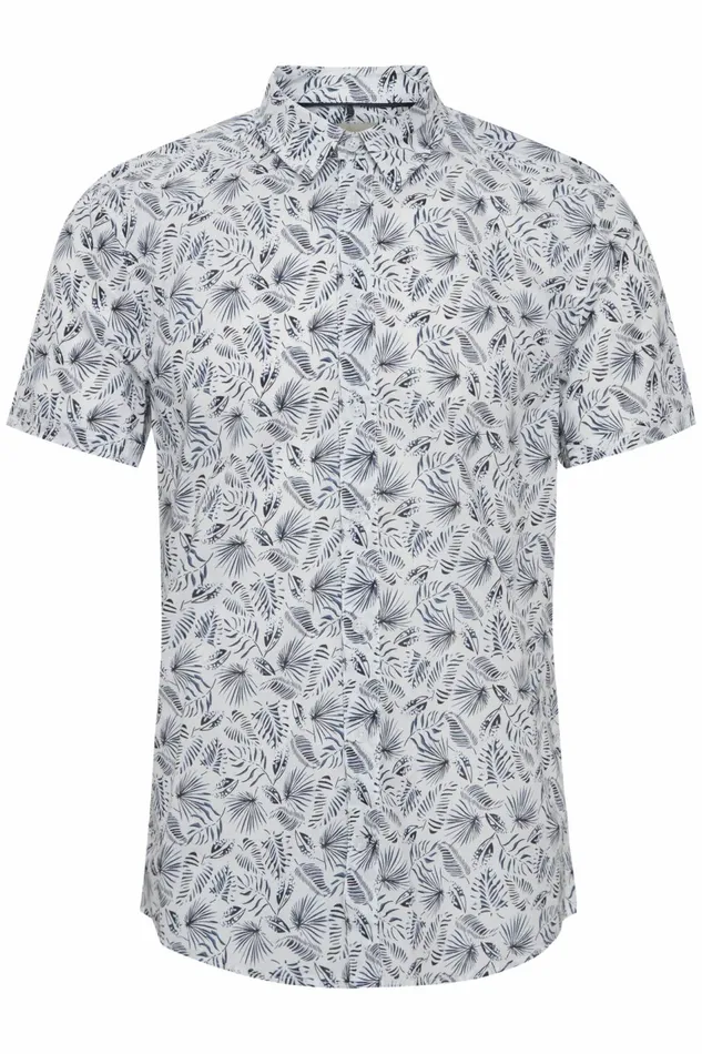 Men Blend Shirts Short Sleeved Shirt Bright White