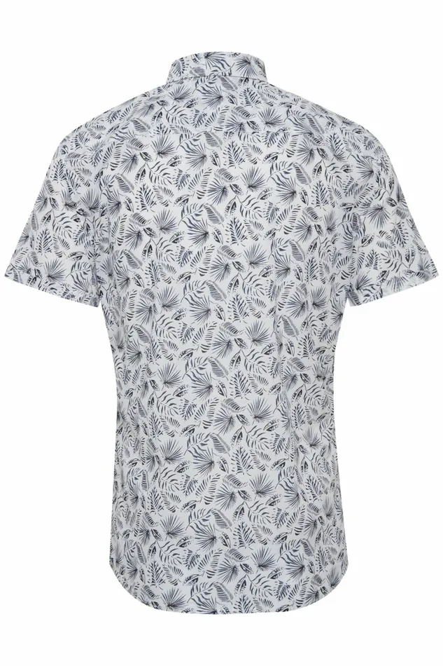 Men Blend Shirts Short Sleeved Shirt Bright White