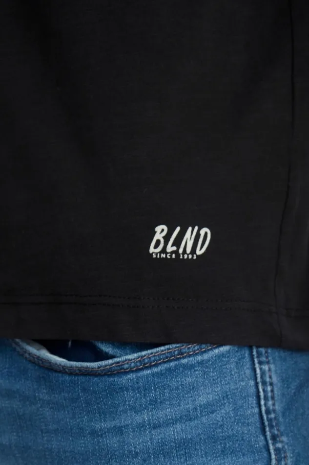 Men Blend TShirts BHNICOLAI Long Sleeved Tshirt Black
