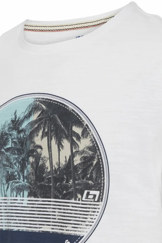 Men Blend TShirts Tshirt Bright White