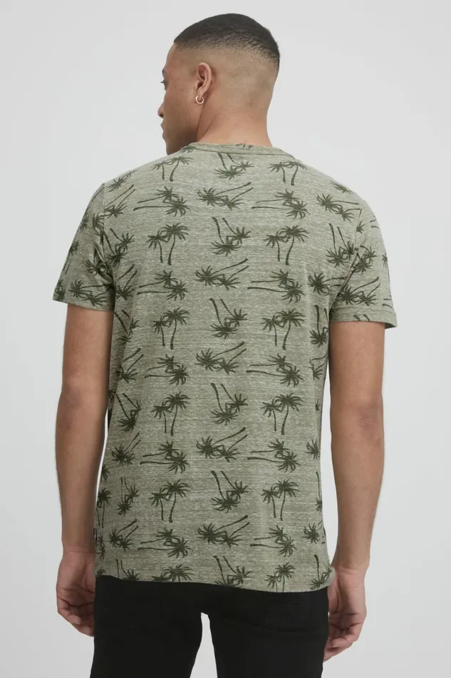 Men Blend TShirts Tshirt Oil Green