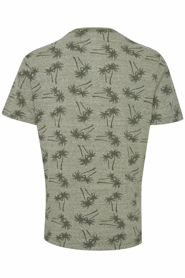 Men Blend TShirts Tshirt Oil Green