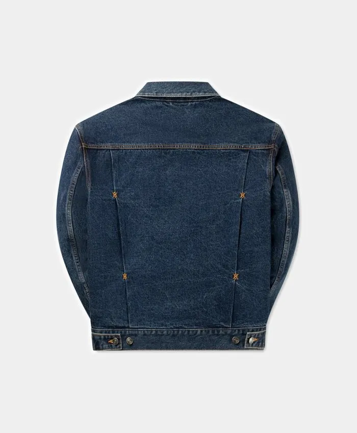 Men Blue Bomi Denim Jacket Daily Paper Jackets Men Blue Bomi Denim Jacket Daily Paper Jackets