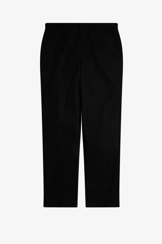 Men Classic Trousers Black Fred Perry Trousers