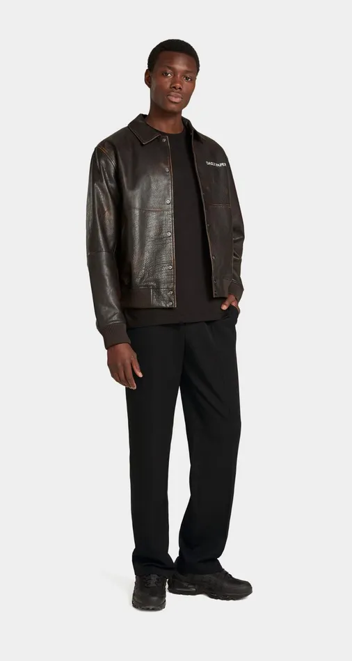 Men Dark Brown Rovin Jacket Daily Paper Jackets Men Dark Brown Rovin Jacket Daily Paper Jackets