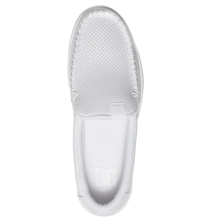 Men DC Shoes Villain SlipOn Shoes white SlipOns