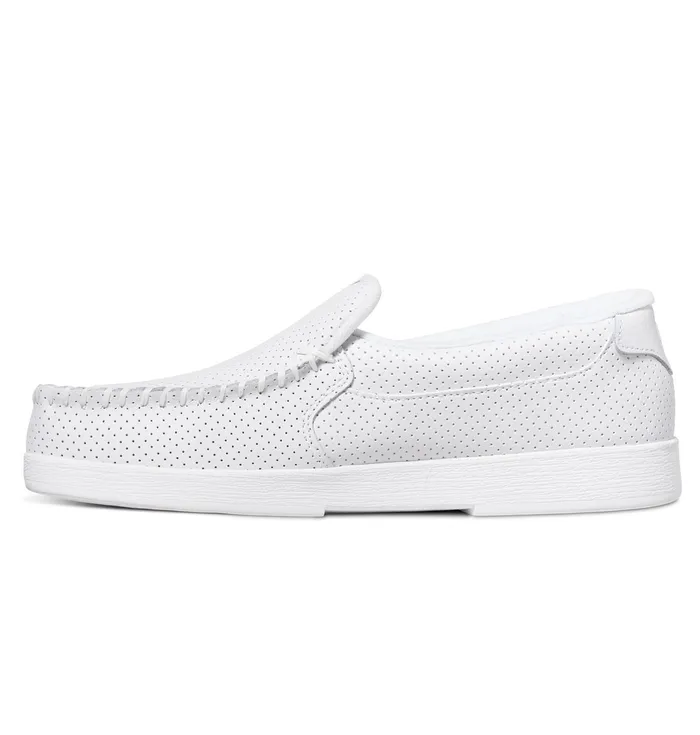 Men DC Shoes Villain SlipOn Shoes white SlipOns