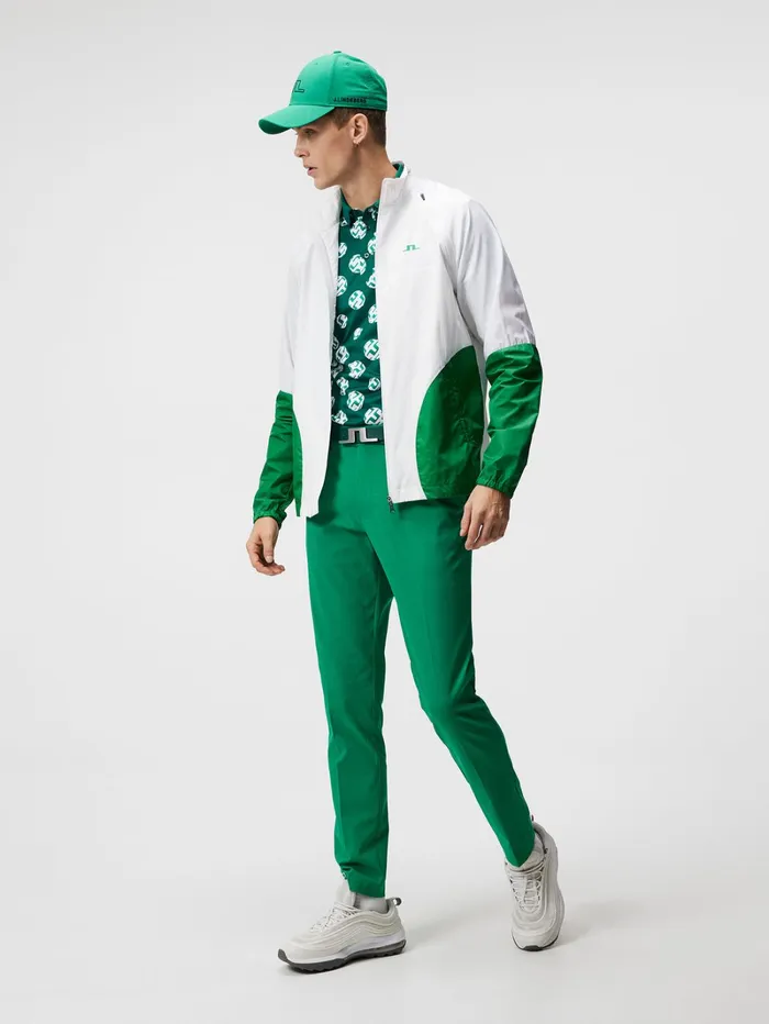 Men DOTTED HYBRID WIND JACKET White JLindeberg Jackets Men DOTTED HYBRID WIND JACKET White JLindeberg Jackets