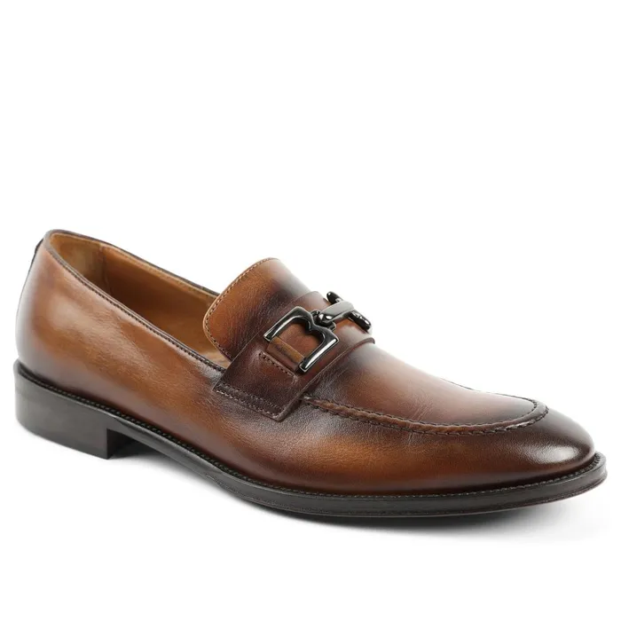 Men Dress Shoes Bruno Magli Alpha Classic Bit Leather Loafer 8211 Cognac
