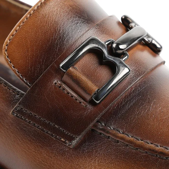 Men Dress Shoes Bruno Magli Alpha Classic Bit Leather Loafer 8211 Cognac