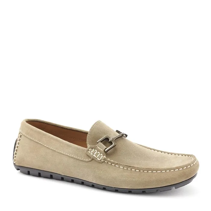 Men Dress Shoes Bruno Magli Xander Suede Driving Moccasin 8211 Taupe