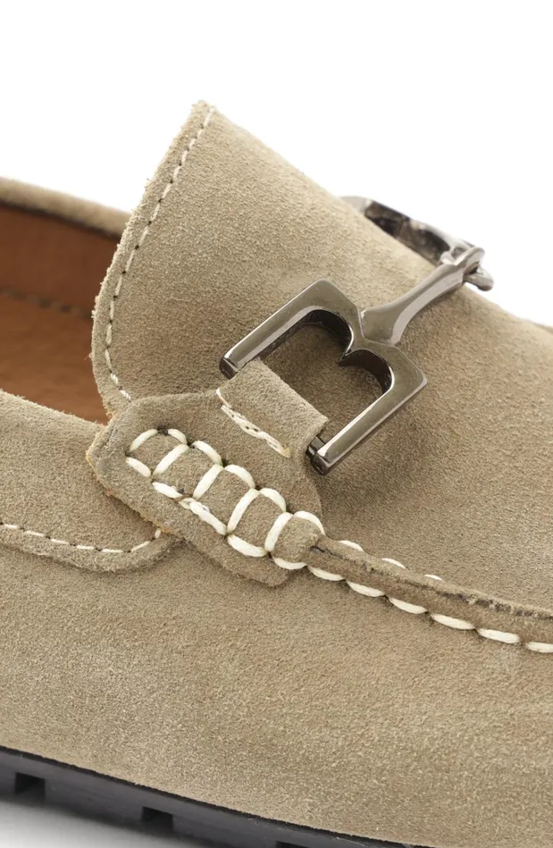 Men Dress Shoes Bruno Magli Xander Suede Driving Moccasin 8211 Taupe