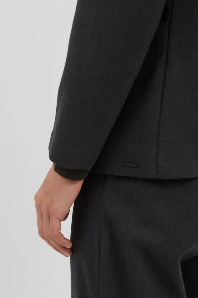 Men Emil Cordura Tech Wool Blazer Charcoal Melange Norse Projects Outerwear