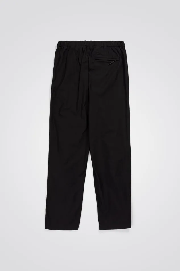 Men Ezra Relaxed Solotex Twill Trouser Black Norse Projects Trousers