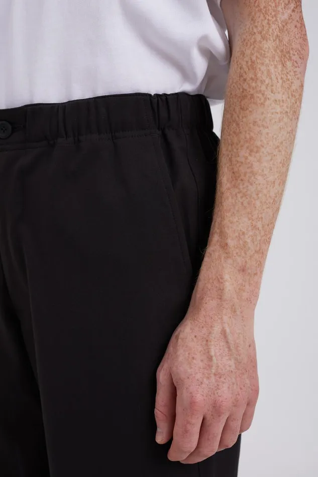 Men Ezra Relaxed Solotex Twill Trouser Black Norse Projects Trousers