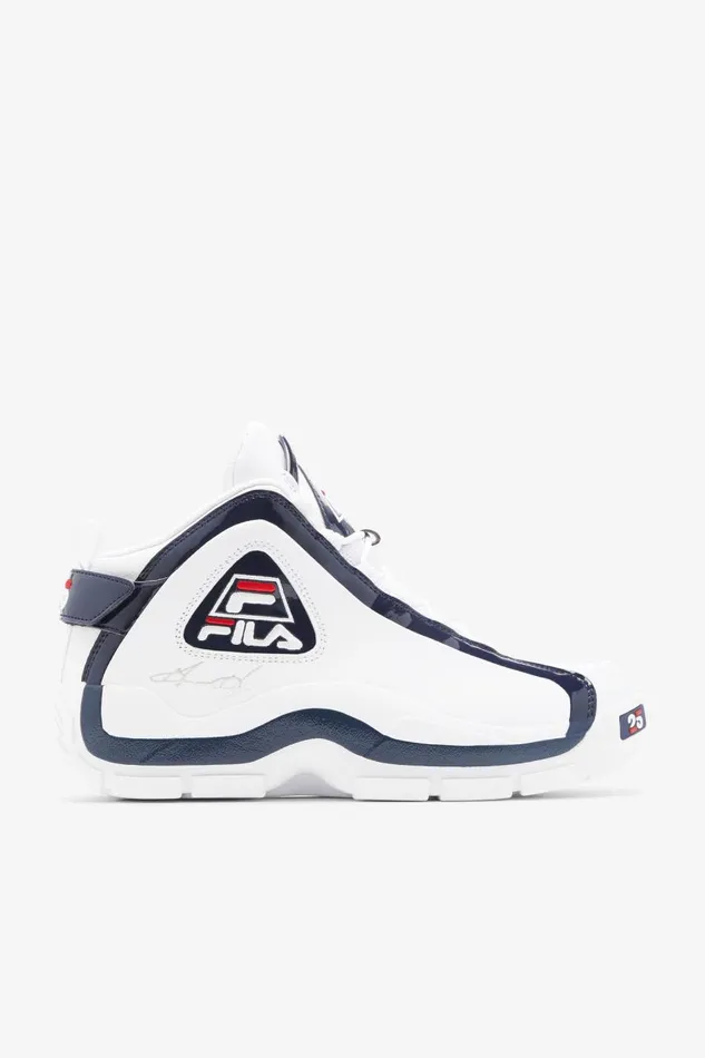 Men Fila Sneakers and Lifestyle Grant Hill 2 25th Anniversary Edition White Navy Red