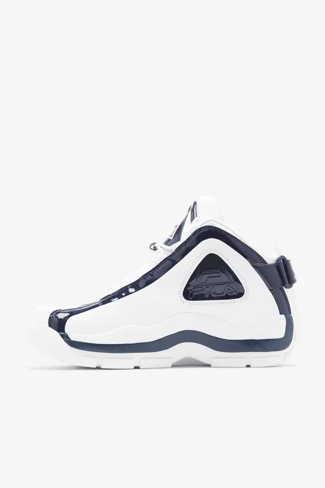 Men Fila Sneakers and Lifestyle Grant Hill 2 25th Anniversary Edition White Navy Red