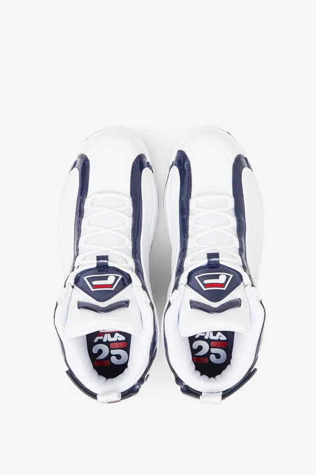 Men Fila Sneakers and Lifestyle Grant Hill 2 25th Anniversary Edition White Navy Red